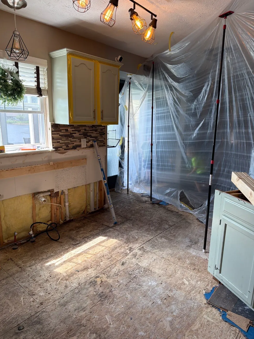 Residential restoration project in Quail Creek, Hamilton County Indiana