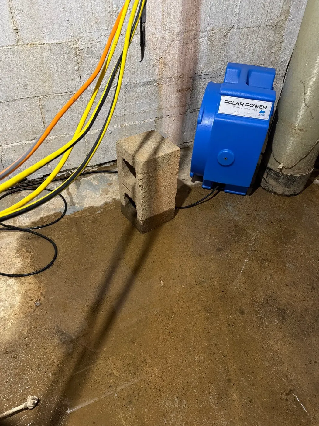 Basement water extraction in Quail Creek Indiana home